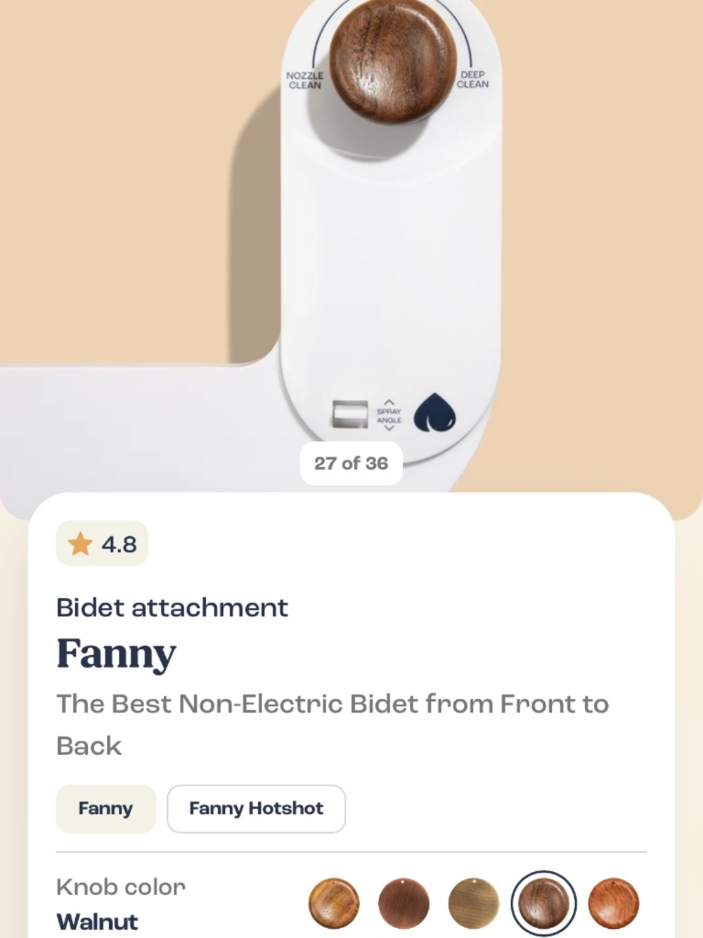 NIB Fanny Bidets